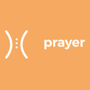 prayer symbol on orange background representing hope and community 7 ways to connect