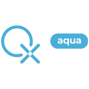 aqua logo featuring a stylized letter c and x representing concepts of water six ideas and innovations related to aqua